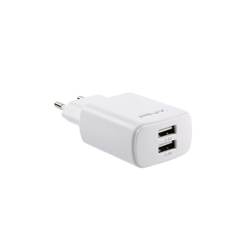 PNY CHARGEUR SECTEUR USB-A - 2x PORTS | ECP Grossiste informatique