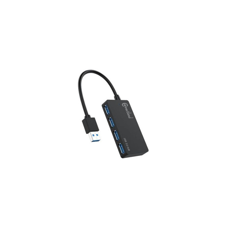 Hub USB3 4 ports + alim | ECP Grossiste informatique