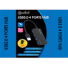 Hub USB3 4 ports + alim | ECP Grossiste informatique