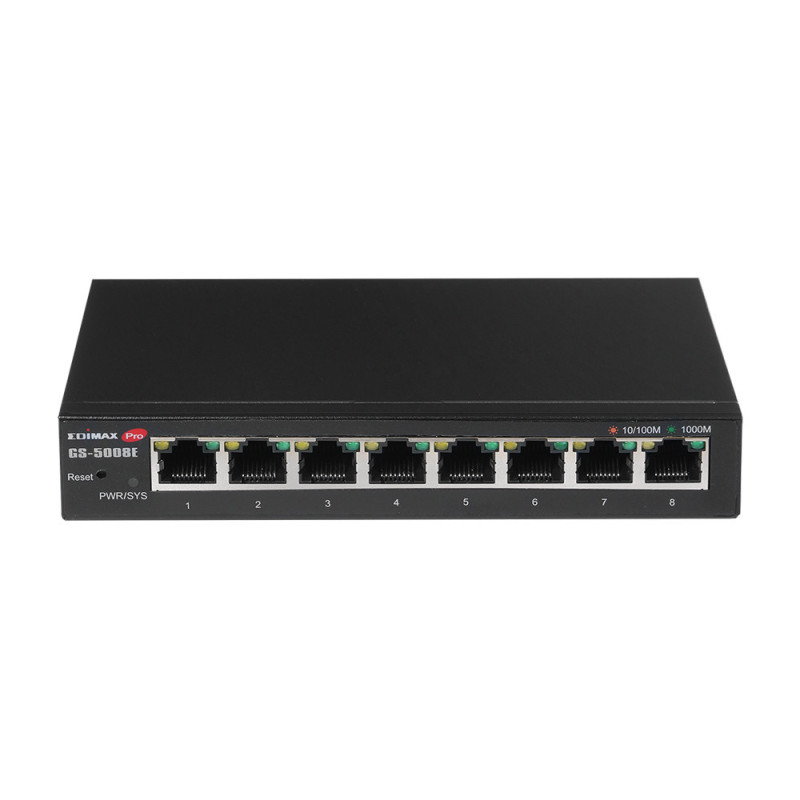 EDISW039640 GS-5008E Switch 8p GbE WebSmart