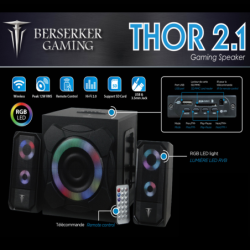 Haut parleur bluetooth GAMING Thor 2.1 Black Lighting | ECP Grossiste informatique
