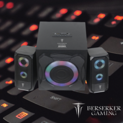 Haut parleur bluetooth GAMING Thor 2.1 Black Lighting | ECP Grossiste informatique