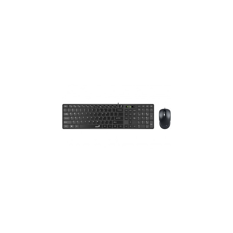 DESTOCKAGE SlimStar C126 Clavier+souris USB Black | ECP Grossiste informatique