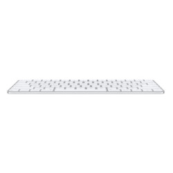 Apple Magic clavier Universel USB + Bluetooth AZERTY Français Aluminium, Blanc
