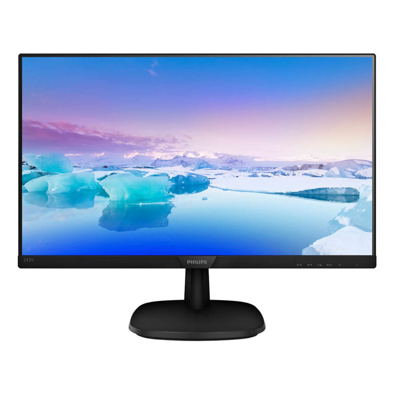 PHIEC039315 PHILIPS 243V7QDSB - 23.8p - FULL HD - LED - 4MS - VGA - DVI - HDMI