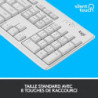 Wireless Combo MK295 WHITE boite | ECP Grossiste informatique