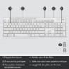 Wireless Combo MK295 WHITE boite | ECP Grossiste informatique