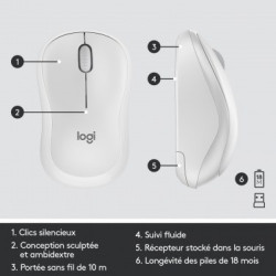 Wireless Combo MK295 WHITE boite | ECP Grossiste informatique