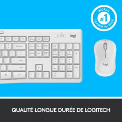 Wireless Combo MK295 WHITE boite | ECP Grossiste informatique