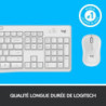 Wireless Combo MK295 WHITE boite | ECP Grossiste informatique