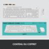 Wireless Combo MK295 WHITE boite | ECP Grossiste informatique