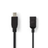 NEDUS039058 Adaptateur USB 2.0 Mini 5-Pin USB-A M F 480 Mbps OTG 0.20m