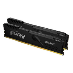 KNGMM038602 Memoire Kingston FURY Beast 16 Go (2 x 8 Go) DDR4 3600 MHz CL17
