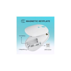 PERIMICE-610 W White sf opt USB 2.4G (livré sans pile AA) | ECP Grossiste informatique