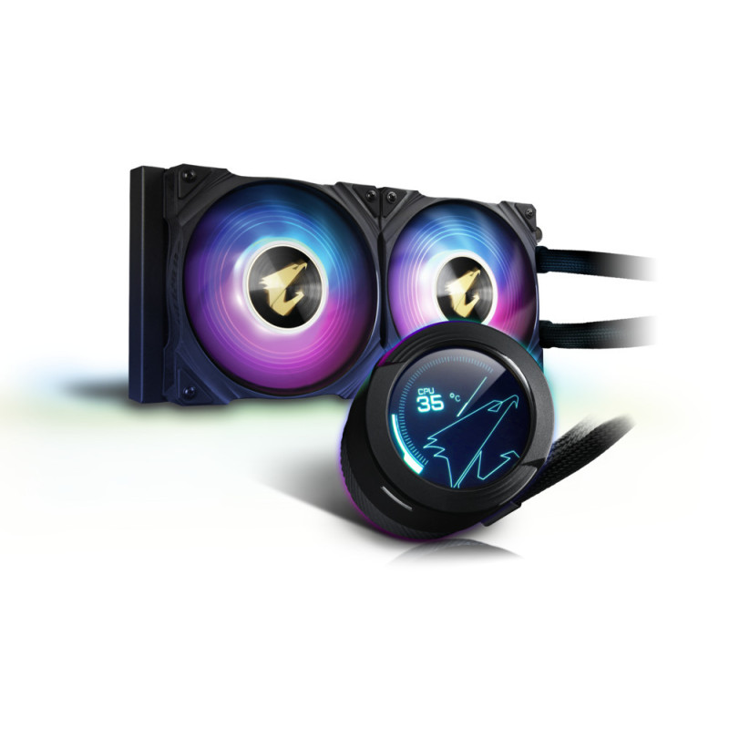 GIGVE038176 GIGABYTE AORUS WATERFORCE X240 - AMD INTEL - RGB - 2x 120MM