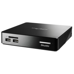 Shuttle XPC nano NS02EV2 PC poste de travail Rockchip RK3368 2 Go DDR3L-SDRAM 16 Go eMMC Android 8.1 Nettop Mini PC Noir