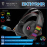 0915172 CASQUE 40mm GAMING EIKTHYRNIR-CHROMA-RGB Jack/USB(LED) | ECP Grossiste informatique