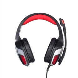 0915169 CASQUE 50mm GAMING FAFNIIR-SIL Noir/rouge Jack/USB(LED) | ECP Grossiste informatique