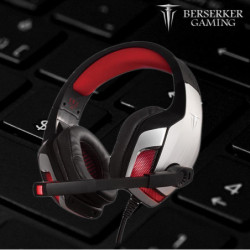 0915169 CASQUE 50mm GAMING FAFNIIR-SIL Noir/rouge Jack/USB(LED) | ECP Grossiste informatique