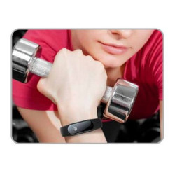 TECHNAXX - Fitness Bracelet Touch TG-HR1, Écran OLED 0.42 Noir | ECP Grossiste informatique