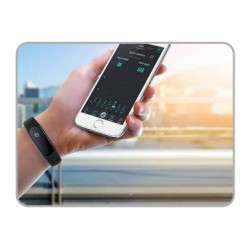 TECHNAXX - Fitness Bracelet Touch TG-HR1, Écran OLED 0.42 Noir | ECP Grossiste informatique