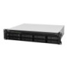 SYNBT036510 RS1221RP+ Bt NAS Rack 2U pour 8 DD 3.5 2.5p 2.2GHz QCore 4Go 4LAN GbE USB3