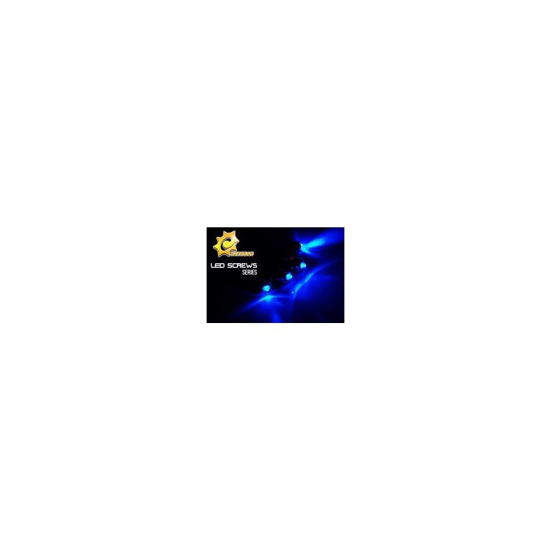 Vis Ventilo led bleu x4 | ECP Grossiste informatique