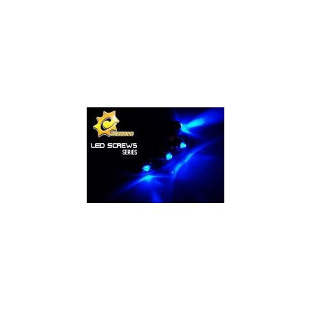 Vis Ventilo led bleu x4 | ECP Grossiste informatique