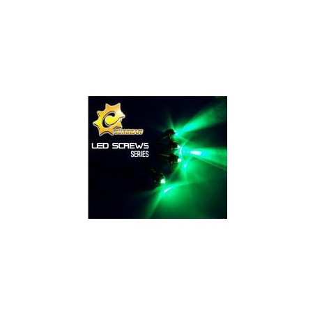 Vis Ventilo led Vert x4 | ECP Grossiste informatique