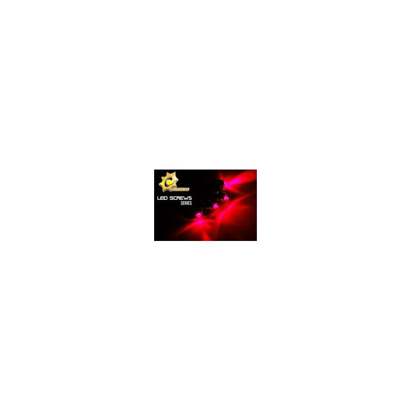 Vis Ventilo led Rouge x4 | ECP Grossiste informatique