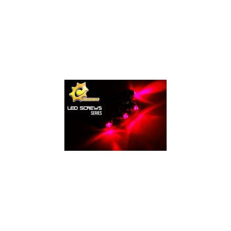 Vis Ventilo led Rouge x4 | ECP Grossiste informatique