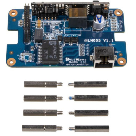 SHUBB035260 SHU PSE01Carte pour alimenter le PC en POE et ajout d un 2eme contrôleur réseau