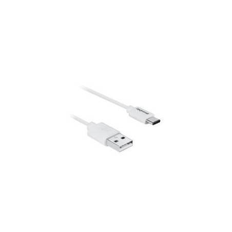 Axxbiz CableBiz-C001 W, USB Type-C plug to USB 2.0 Standard-A plug cable-White | ECP Grossiste informatique