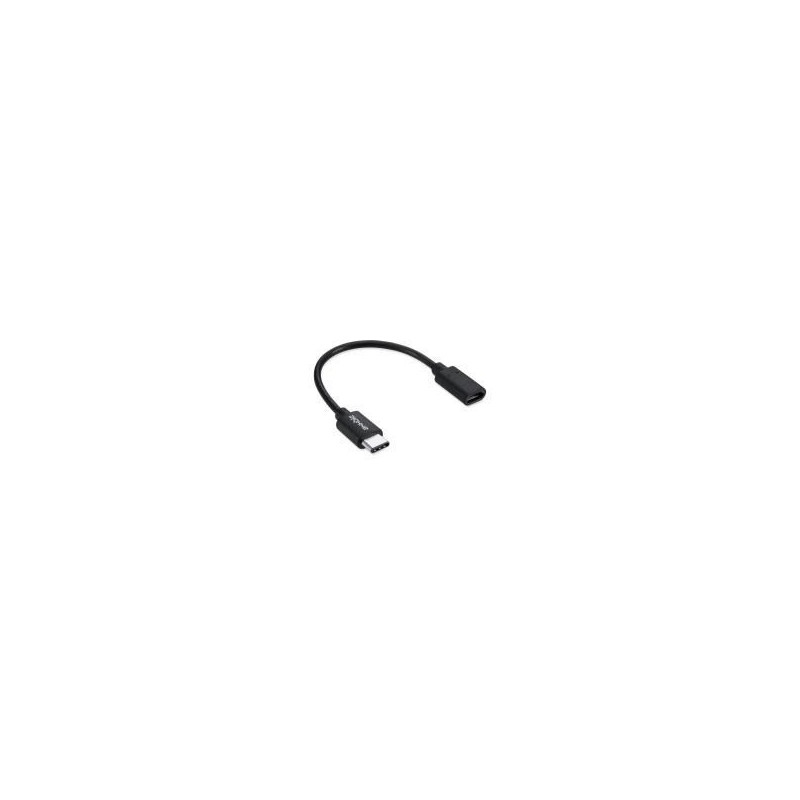 Axxbiz CableBiz-C005B USB2.0 C vers Micro-B M/F - Black - 56 Ohm | ECP Grossiste informatique