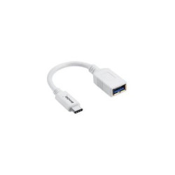 Axxbiz CableBiz-C003 W USB C vers USB 3.1 A M/F - White | ECP Grossiste informatique