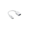 Axxbiz CableBiz-C003 W USB C vers USB 3.1 A M/F - White | ECP Grossiste informatique