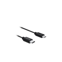 Axxbiz CableBiz-C004B USB Type-C plug to USB 2.0 Micro-B plug cable - Black | ECP Grossiste informatique