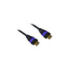 Cordon HDMI 2.0 Ethernet 5m A-A M-M Noir/Bleu | ECP Grossiste informatique
