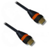 NONVI020919 Cordon HDMI 3m HDMI 2.0 Ethernet M M Noir Orange