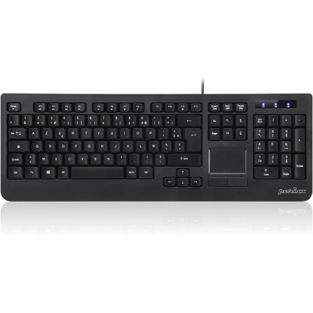 PERIBOARD-513 II BLACK Clavier avec TouchPad | ECP Grossiste informatique