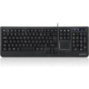 PERIBOARD-513 II BLACK Clavier avec TouchPad | ECP Grossiste informatique