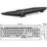 PERIBOARD-513 II BLACK Clavier avec TouchPad | ECP Grossiste informatique