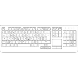 PERIBOARD-513 II BLACK Clavier avec TouchPad | ECP Grossiste informatique