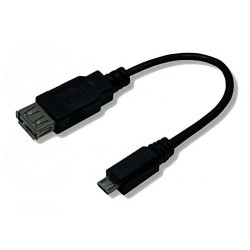 NONUS021655 Adaptateur USB OTG HOST microUSB USB M F 0.10m