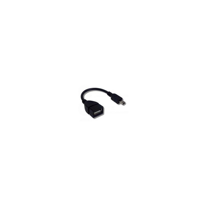Adaptateur USB OTG/HOST MiniUSB/USB M/F 0.10m | ECP Grossiste informatique