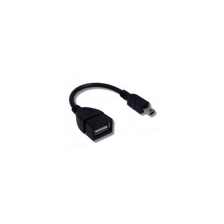 Adaptateur USB OTG/HOST MiniUSB/USB M/F 0.10m | ECP Grossiste informatique