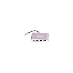 Adaptateur USB-C vers HDMI/RJ45/USB3.0/USB-C | ECP Grossiste informatique