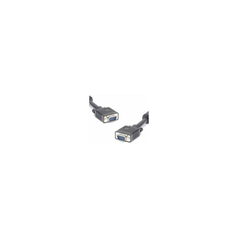 Cordon VGA HD15 M/M 2 ferrites 2m | ECP Grossiste informatique
