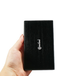 Boîtier externe 2.5p SATA USB 3.0 Alu Noir | ECP Grossiste informatique