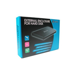 Boîtier externe 2.5p SATA USB 3.0 Alu Noir | ECP Grossiste informatique